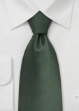Cravata matase verde oliv - maslina--Cravate Online