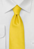 Cravata microfibra galbena aur--Cravate Online