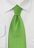 Cravata microfibra monocrom verde--Cravate Online