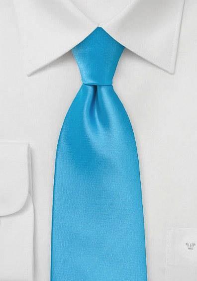 Cravata monocrom 148X8.5 cm albastru--Cravate Online