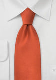 Cravata monocrom orange portocaliu--Cravate Online