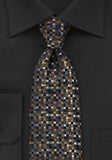 Cravata mozaic beige--Cravate Online