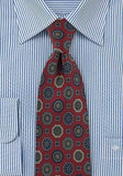 Cravată Muster Bordeaux 148X8.5 cm-Masculin--Cravate Online