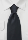 Cravata neagra antracit cu striuri--Cravate Online