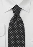 Cravata neagra cu puncte--Cravate Online