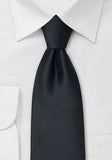 Cravata neagra simpla barbat 148X8.5 cm