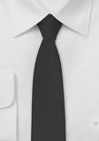 Cravata Neagra Mat Slim