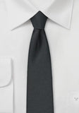 Cravata neagra texturata slim--Cravate Online