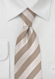 Cravata nisip 148X8.5 cm--Cravate Online