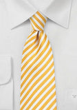 Cravata normala albastra cu dungi alb si albastru-Yellow-Cravate Online