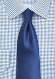 Cravată pentru bărbați albastru regal monocrom