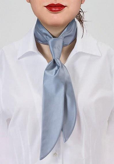 Cravată pentru femei albastru ciel elegant--Cravate Online