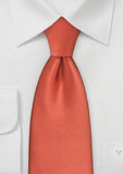 Cravata portocalie monocroma