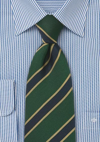 Cravata regimentala in dungi traditionale--Cravate Online