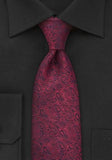 Cravata rosie cu model paisley