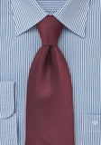 Cravata rosie inchis cu modele, texturata--Cravate Online