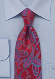 Cravata rosie model--Cravate Online