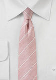 Cravata roz trandafir ingusta--Cravate Online
