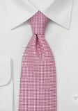 Cravata roza fin texturata metalizata