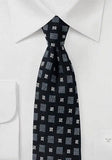 Cravata rustica cu model abstract--Cravate Online