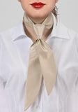 Cravata service dama bej--Cravate Online