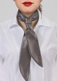Cravata service dama monocrom capuccino--Cravate Online