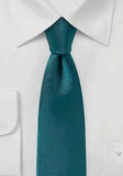 Cravată simplă în albastru-verde--Cravate Online
