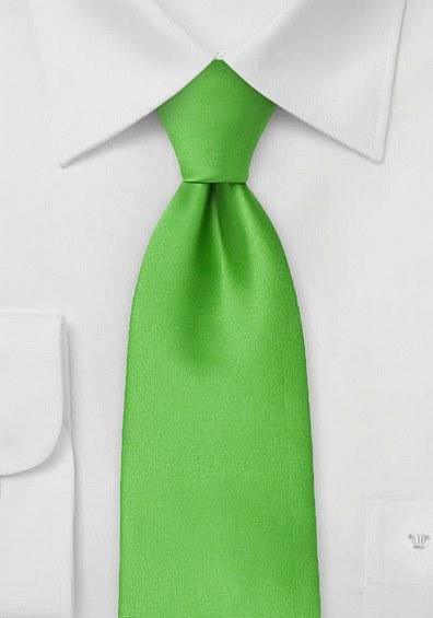 Cravata simplu verde 148X8.5--Cravate Online
