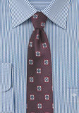 Cravata slim afaceri ornamentata visinie