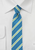 Cravata slim in verde praf