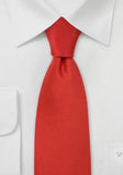 Cravata solida rosie matase--Cravate Online