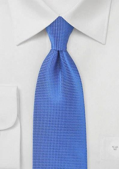 Cravată structură de culoare albastru ultramarin--Cravate Online