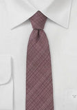 Cravata subtire cu lana antracit