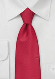 Cravata texturata rosie microfibra italiana-Red-Cravate Online