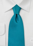 Cravata turcoaz solid