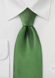 Cravata uni neteda culoarea muschi verde
