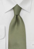 Cravata verde in masliniu-verde discret