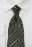 Cravata verde maslina, Olive, 148X8.5cm