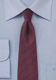 Cravata visinie lână cu dungi Salesman--Cravate Online