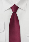 Cravata Slim Visiniu-Bordeaux
