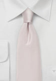 Cravate alb monocromatic polifibra italiana--Cravate Online