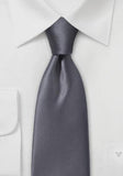 Cravate antracit inchis simplu--Cravate Online