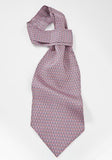 Cravate, Ascoti, retro design, Roz- Albastru prafuit