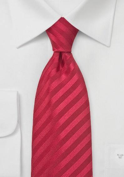Cravate bal rosii dungi Jaquard--Cravate Online
