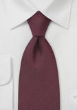 Cravate bordeaux rosie--Cravate Online