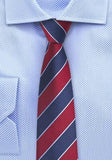 Cravate business slim Rosie Navy--Cravate Online