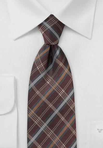 Cravate carouri maro elegant--Cravate Online