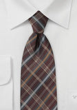 Cravate carouri maro elegant