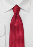 Cravate cires rosie cu structura in sah matase de lux italiana--Cravate Online