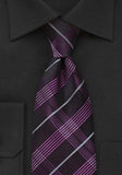 Cravate cu dungi mov--Cravate Online